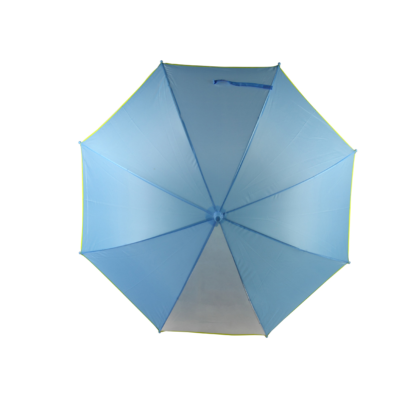 jeden panel przezroczysty niebieski parasol reklamowy dla dzieci