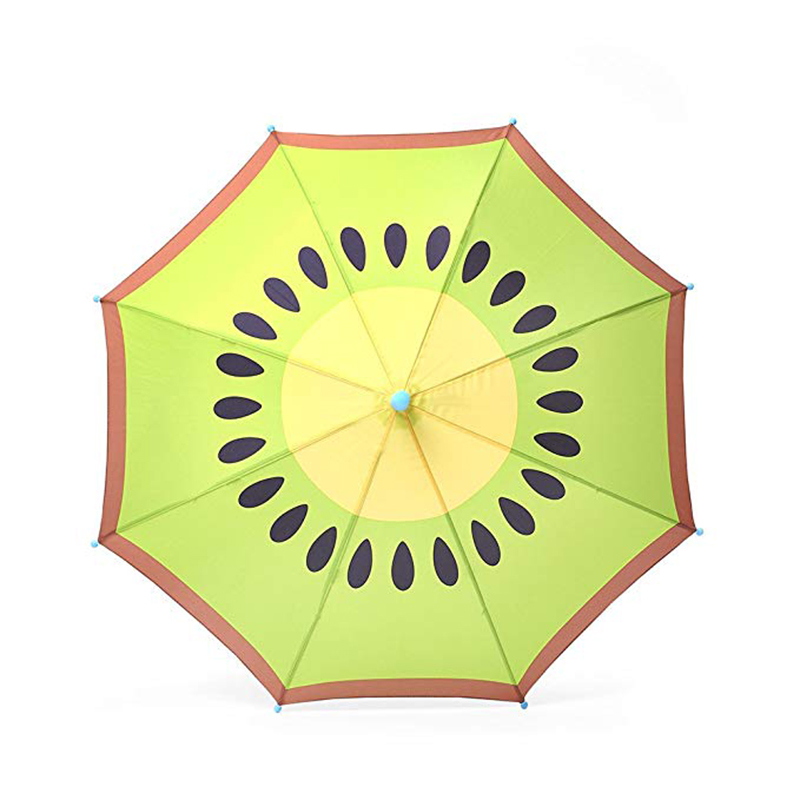 Automatycznie otwierany parasol owocowy Dzieci Dzieci Urocze wzory kiwi Prosty parasol przeciwdeszczowy