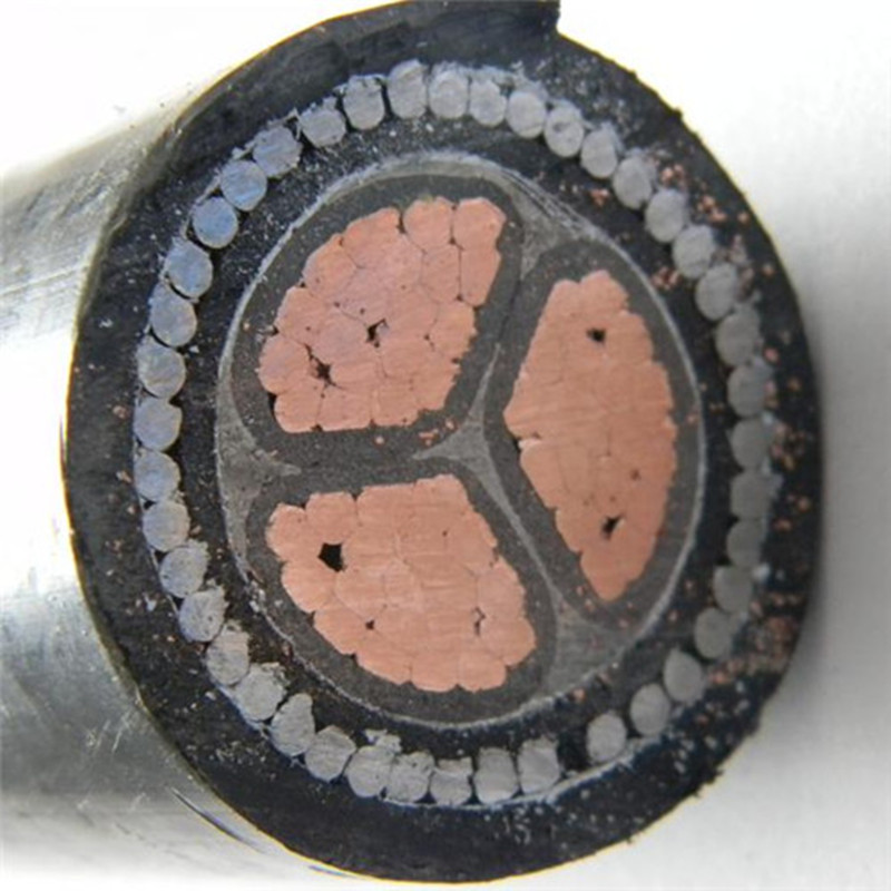 16 mm² 3 rdzeniowy drut stalowy Kabel pancerny Drut miedziany skręcony do układania w pomieszczeniach