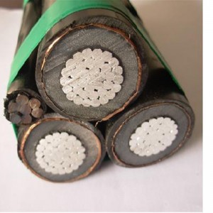 Kabel miedziany / aluminiowy MV z przewodem antenowym 6,35 / 11KV 3x95mm2 3X185mm2