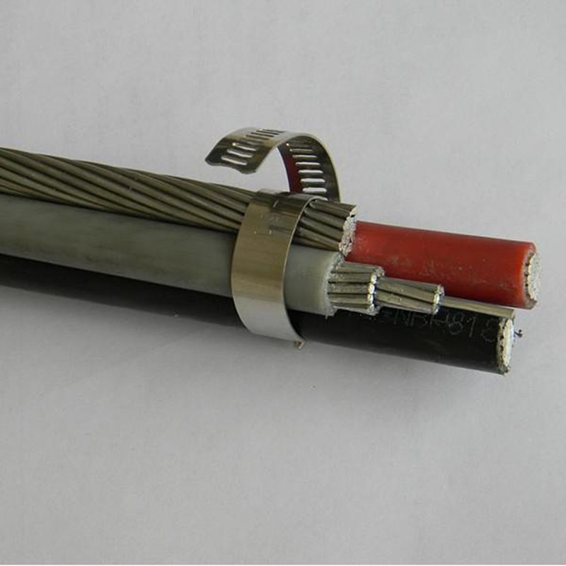 Napowietrzny kabel serwisowy Triplex 600 V 2AWG 4AWG 2 / 0AWG 4 / 0AWG 350MCM