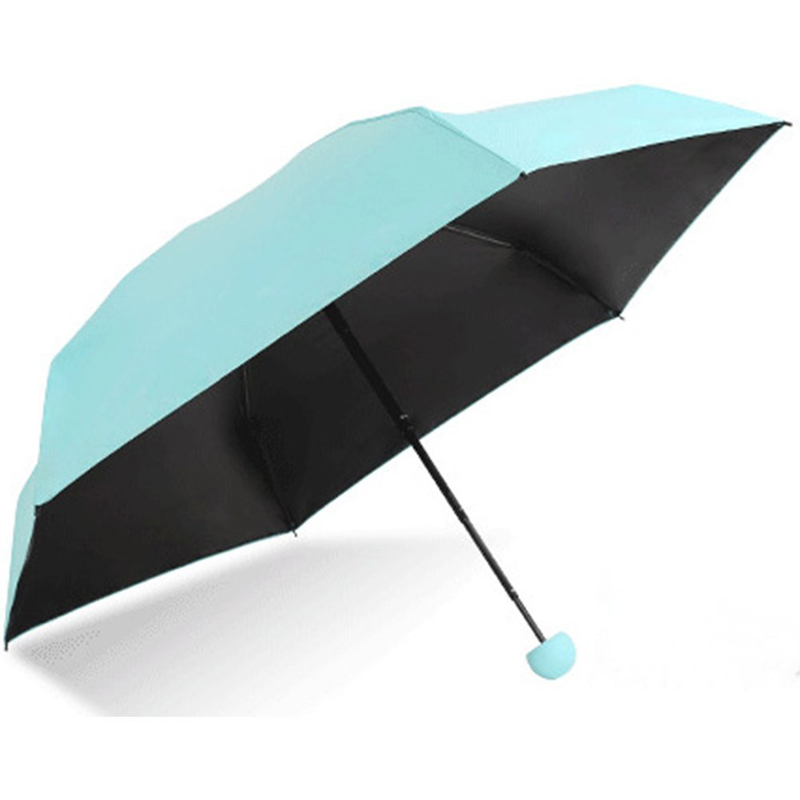 Gorąca sprzedaż Mały rozmiar 5-krotnie Mini damski parasol w kapsułkach