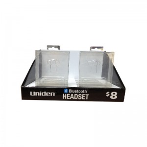 ekspozytor z wyświetlaczem LCD z tektury palyer tekturowe powlekane tekturowe podstawki