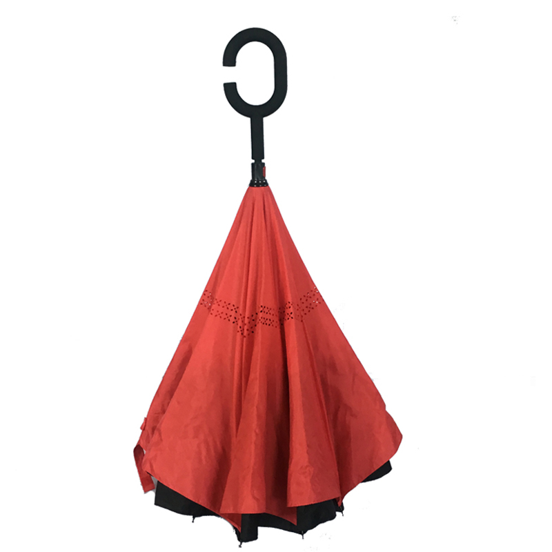 Hot Selling New Products Zdjęcie Niestandardowy odwrócony parasol z nadrukami z logo