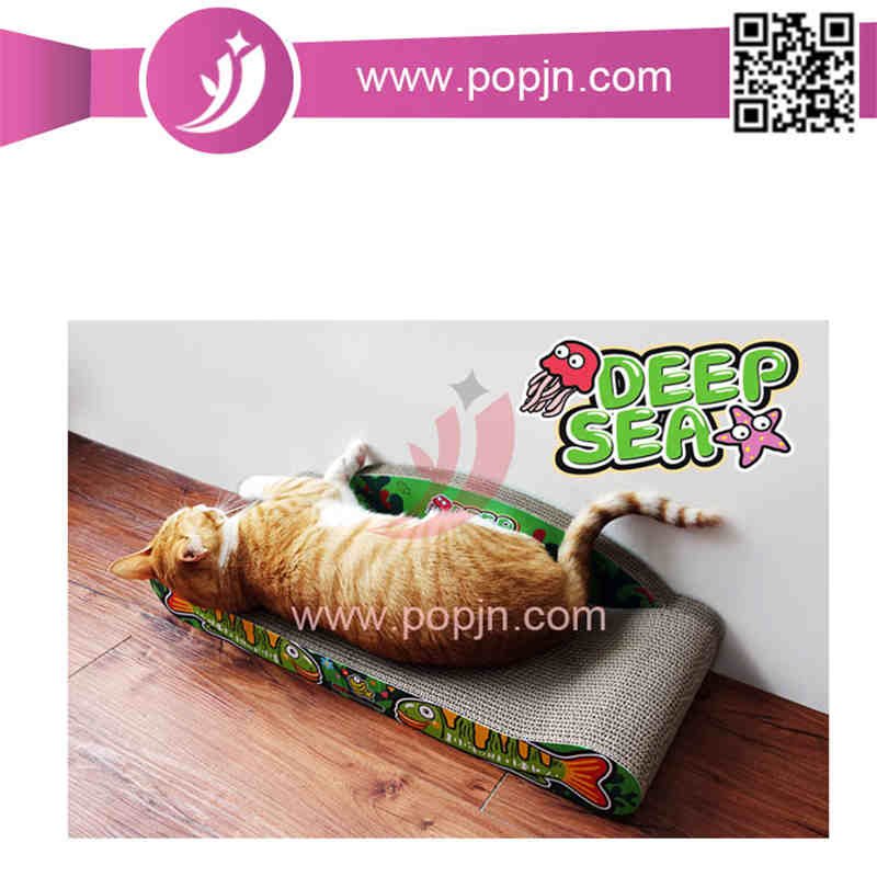 składane kartonowe łóżko drapak dla kota