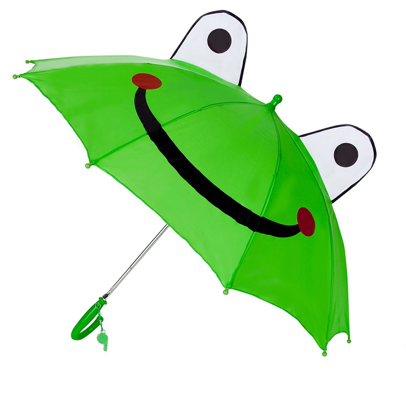 2019 Hurtownia dzieci parasol żaba parasol dziecko niestandardowy prosty parasol