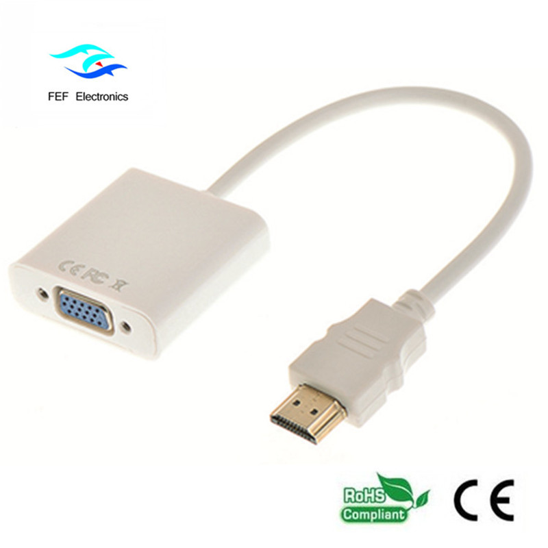 konwerter męski hdmi na żeński vga Kod: FEF-HIC-001