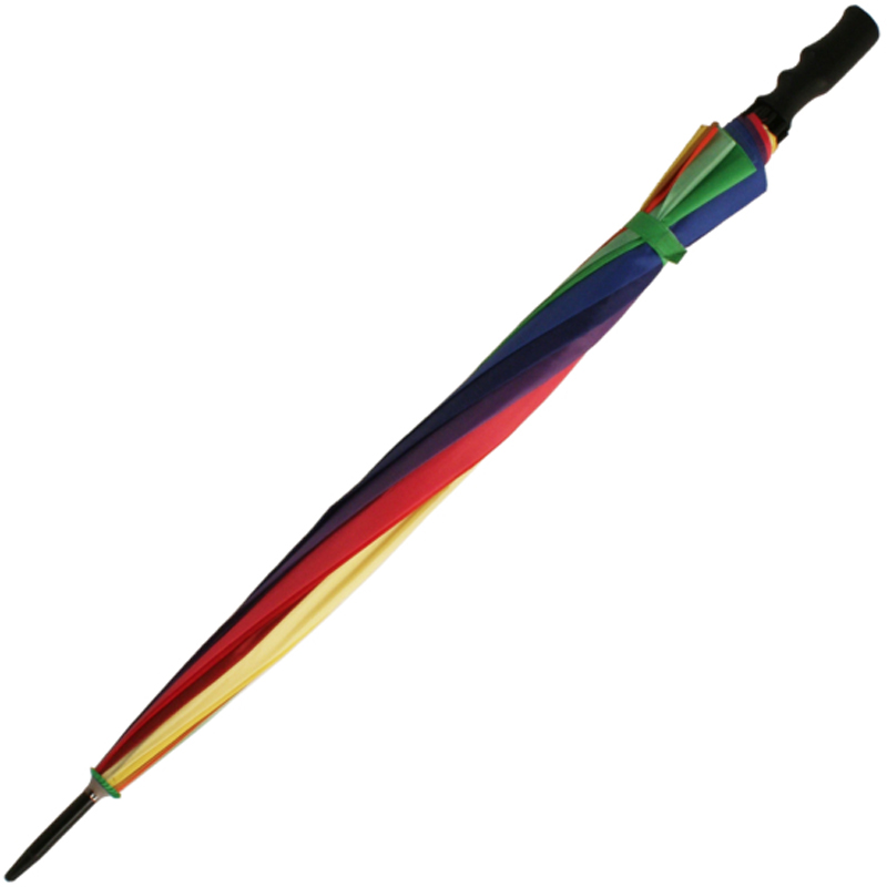 Kolorowe, dostosowane logo Rainbow Wodoodporny parasol golfowy do promocji