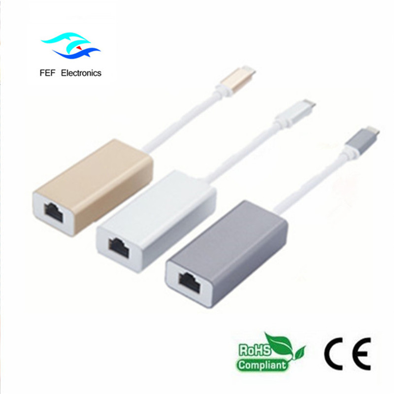 Konwerter męski konwerter USB Type C na HDMI Męski konwerter ABS Obsługa 4K 60Hz Kod: FEF-USBIC-015