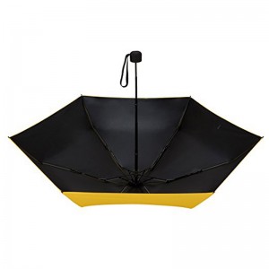 parasol słoneczny lekki parasol Mini Anti UV żółty mały parasol