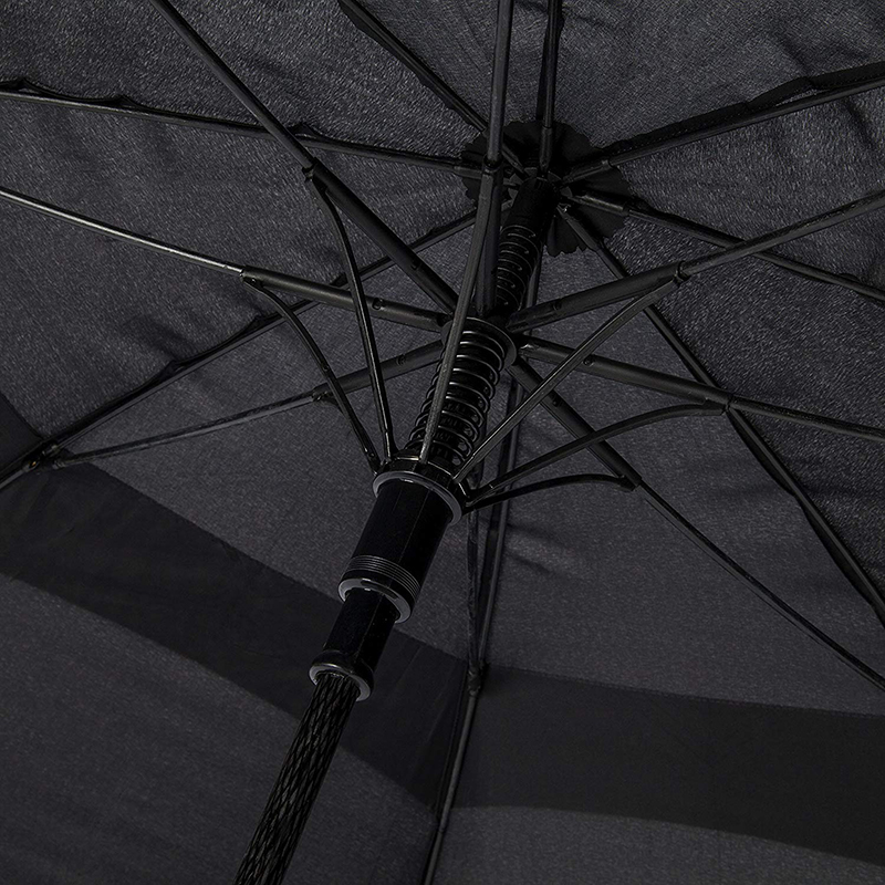 23 cale 8 K 190T Pongee Niestandardowe żeberka z włókna szklanego zewnętrzne AOAC 3-częściowy parasol