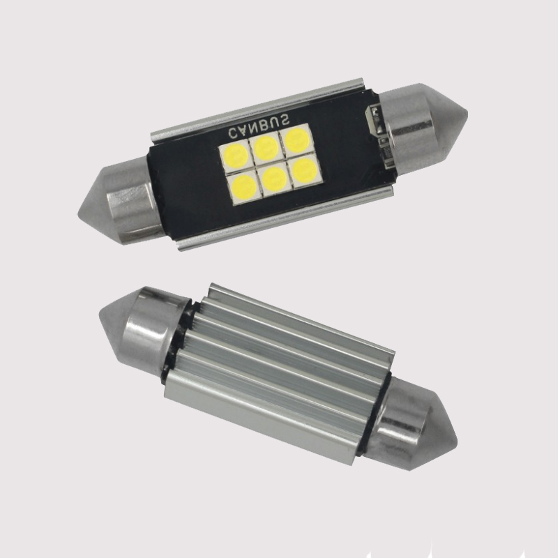 Nowość Super jasne CANBUS 3030 6smd C5W Festoon 31mm 36mm 39mm 42mm światło led