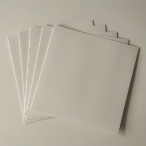 12 Biała tektura w kolorze LP / Record Cover Bez dziury