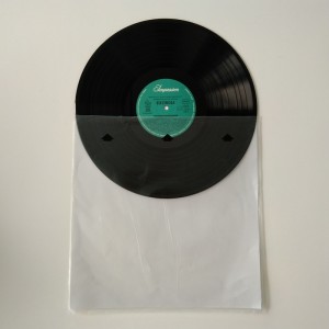 12 antystatyczny papier ryżowy LP Wewnętrzny rękaw z niestandardowym nadrukiem z logo