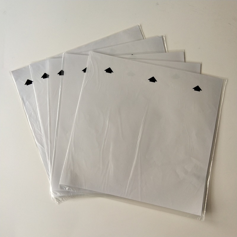 12 antystatyczny papier ryżowy LP Wewnętrzny rękaw z niestandardowym nadrukiem z logo