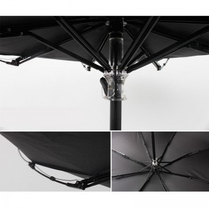 Reklama marketingowa 3-krotnie Zmieniający kolor parasol z tkaniny chroniącej przed promieniowaniem UV