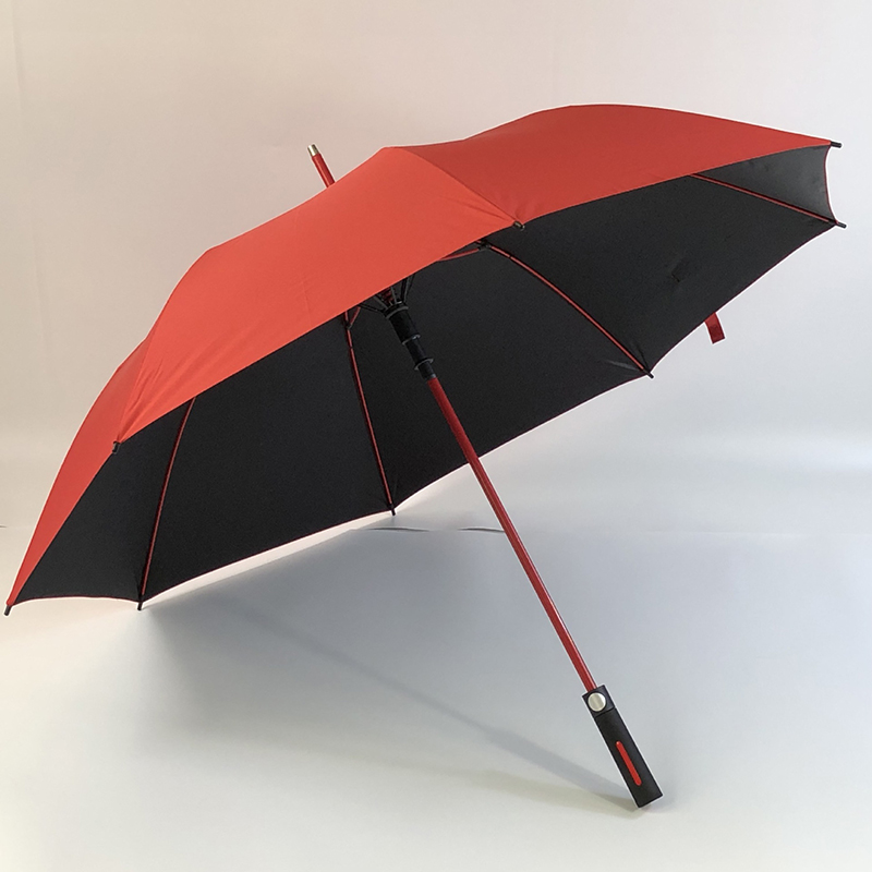 27-calowa reklamowa kolorowa ramka z włókna szklanego Parasol golfowy Jednowarstwowy Parasol automatyczny
