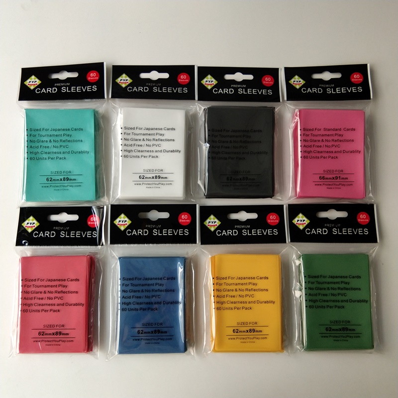 Japoński mały rozmiar Yugioh Card Deck Guard Matowy pokrowiec na kartę do gry 62X89 mm