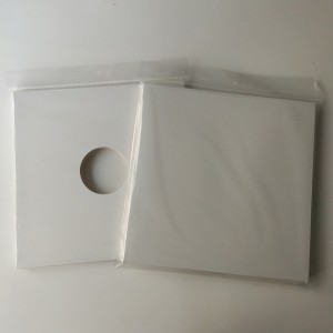 12 Biała tektura w kolorze LP / Record Cover Bez dziury
