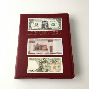 Red Collector Storage Binder Album Collector