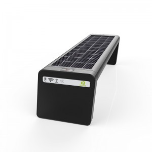 Opcjonalna podstawa rowerowa Solar Smart Bench i ekran LED z tyłu