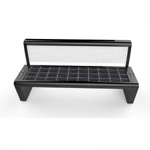 Opcjonalna podstawa rowerowa Solar Smart Bench i ekran LED z tyłu