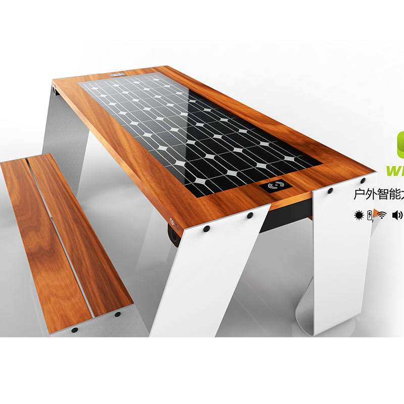 Stół piknikowy na zewnątrz Producent ławki solarnej Dostawca inteligentnych krzeseł