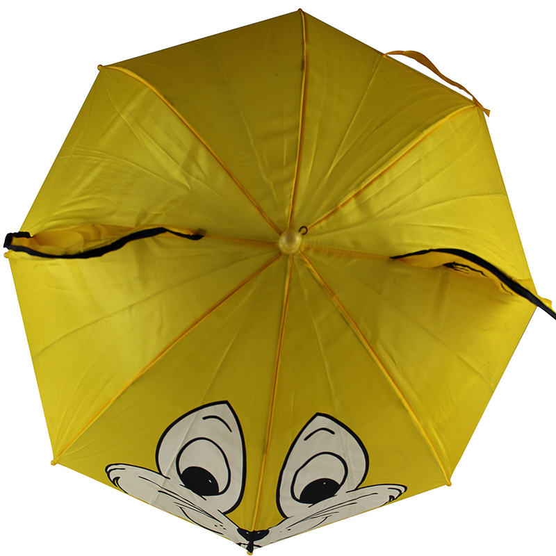 Parasol w kształcie zwierząt z kreskówkowym wzorem Automatycznie otwierany prosty 19-calowy parasol dla dzieci