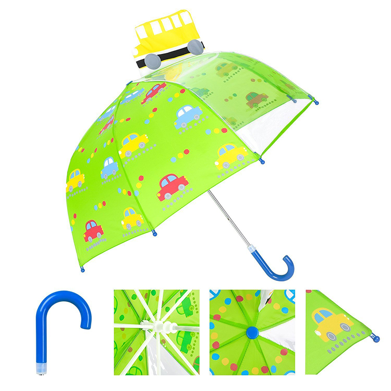 Tania, biała, kompaktowa parasolka dziecięca z ochroną przed dziećmi z włókna szklanego
