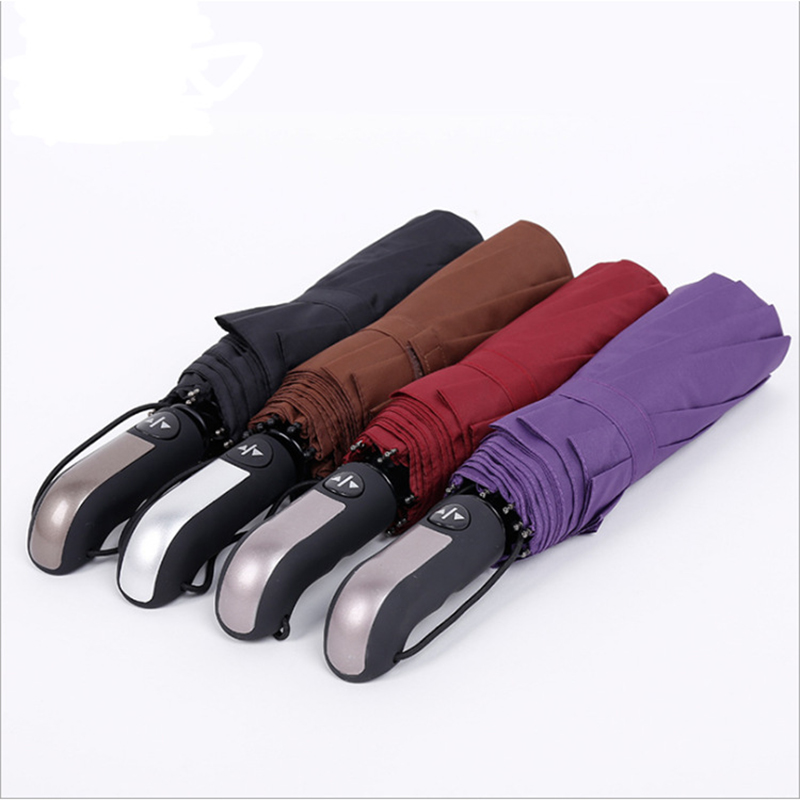 10ribs auto open i auto close merchandise niestandardowe logo 3-krotnie parasol z nadrukiem