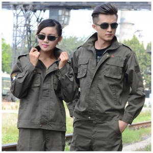 Profesjonalny niestandardowy fluorescencyjny kombinezon sanitarny w kolorze pomarańczowym