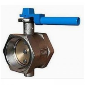 Zawór motylkowy z gwintowanym końcem