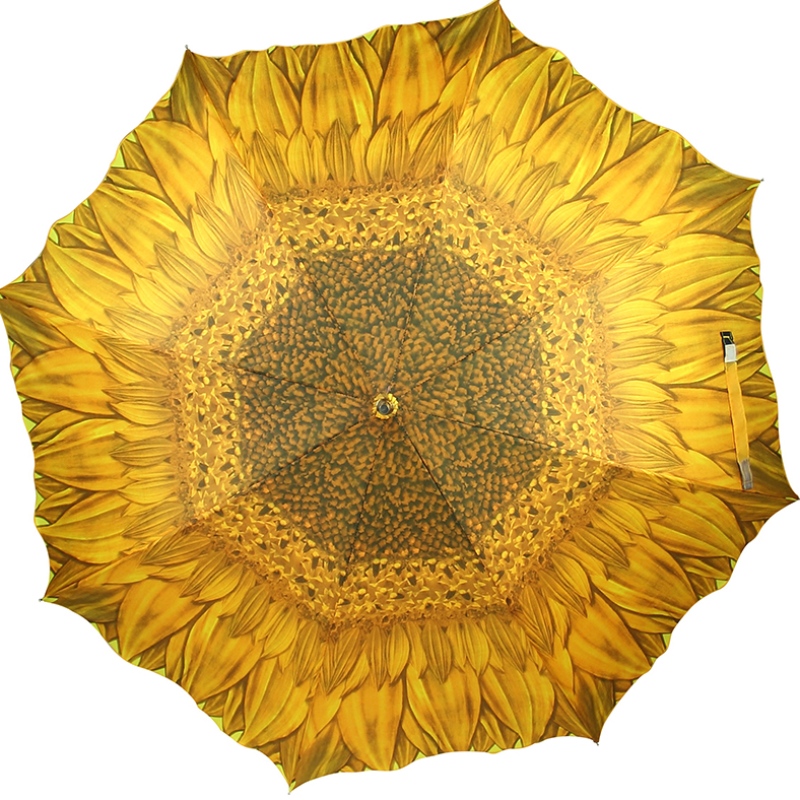 Wysokiej jakości sprzedaż hurtowa sklep reklamowy prosty parasol w kształcie kwiatu na zewnątrz