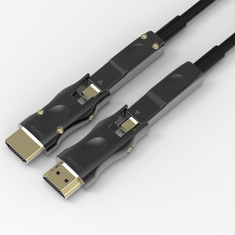 Odłączane złącze Kabel światłowodowy YUV 4: 4: 4 18,2 Gbps 3D 4k 60HZ Hdmi Kabel światłowodowy