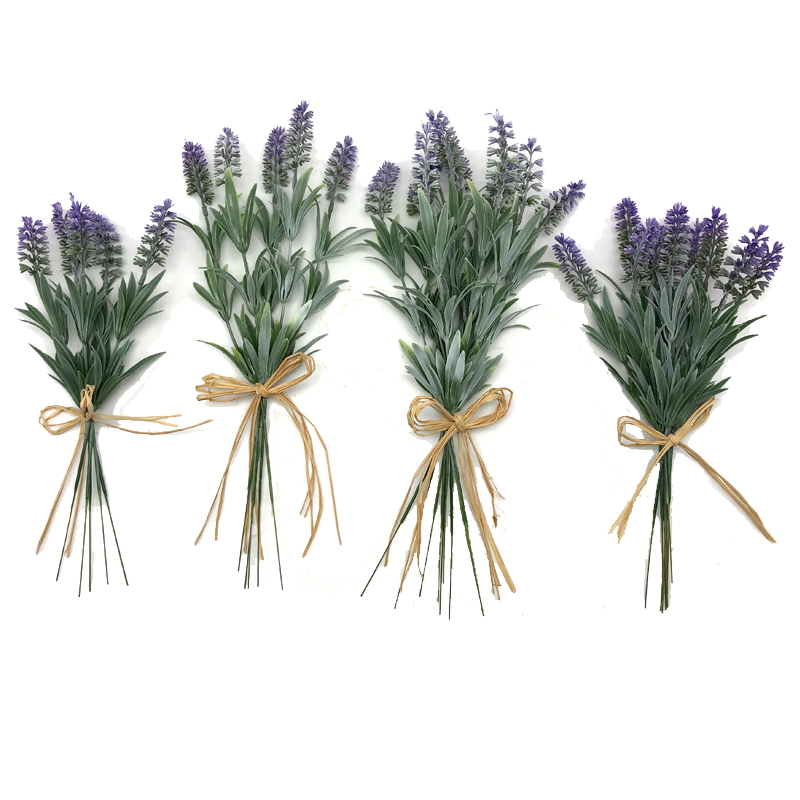 Sztuczne kwiaty lawenda Wybierz bukiet Bridal Home DIY Garden Office Wedding Decor