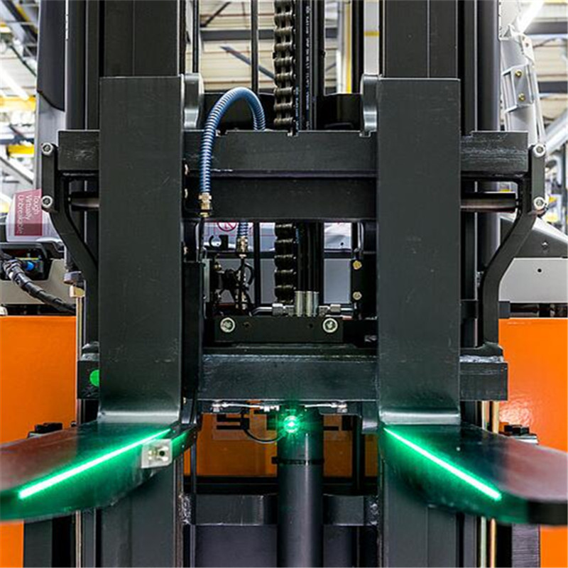 Zielone lub czerwone wiązki Nieszkodliwe laserowe systemy prowadzenia wózka widłowego