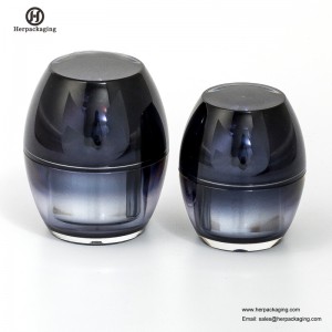 HXL232 Okrągły pusty kosmetyczny słoik Pojemnik z podwójnymi ściankami Słoik do pielęgnacji skóry