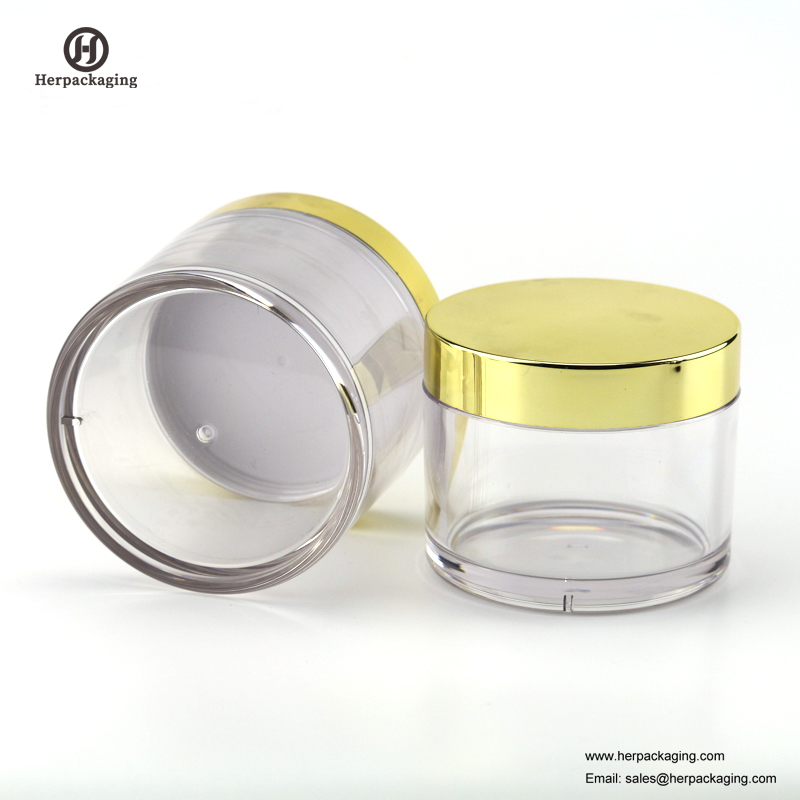 HXL237 luksusowy okrągły pusty akrylowy kosmetyczny słoik