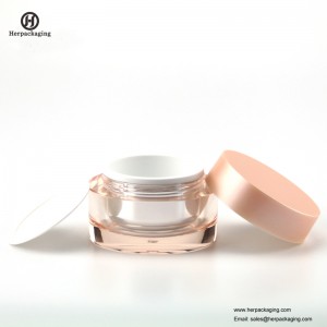 HXL238 luksusowy okrągły pusty akrylowy kosmetyczny słoik
