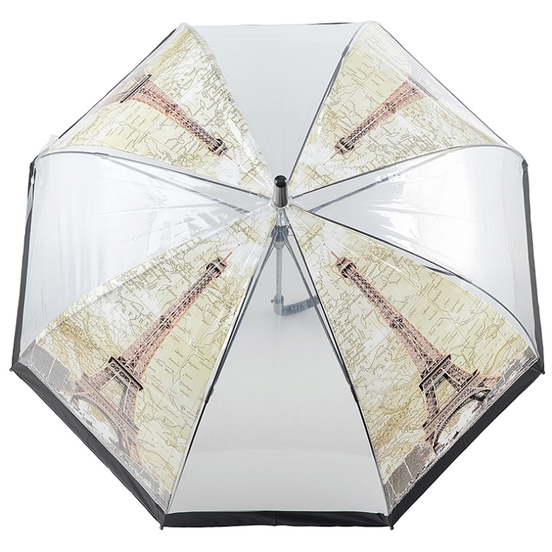 POE parasol dziecięcy w kształcie przezroczystej kopuły z automatycznym otwieraniem