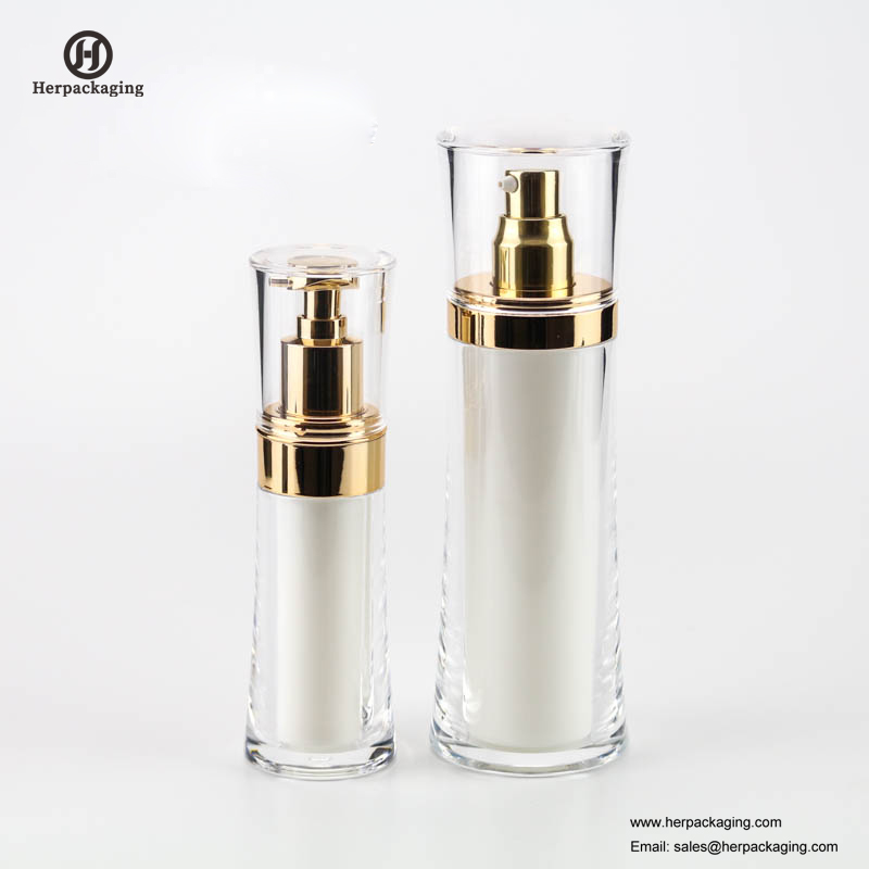 HXL316 Pusty akrylowy krem ​​bezpowietrzny i pojemnik na kosmetyki do opakowań kosmetycznych