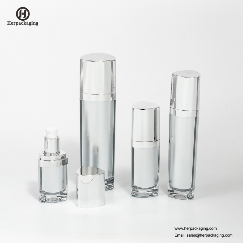 HXL318 Pusty akrylowy krem ​​bezpowietrzny i pojemnik na kosmetyki do opakowań kosmetycznych