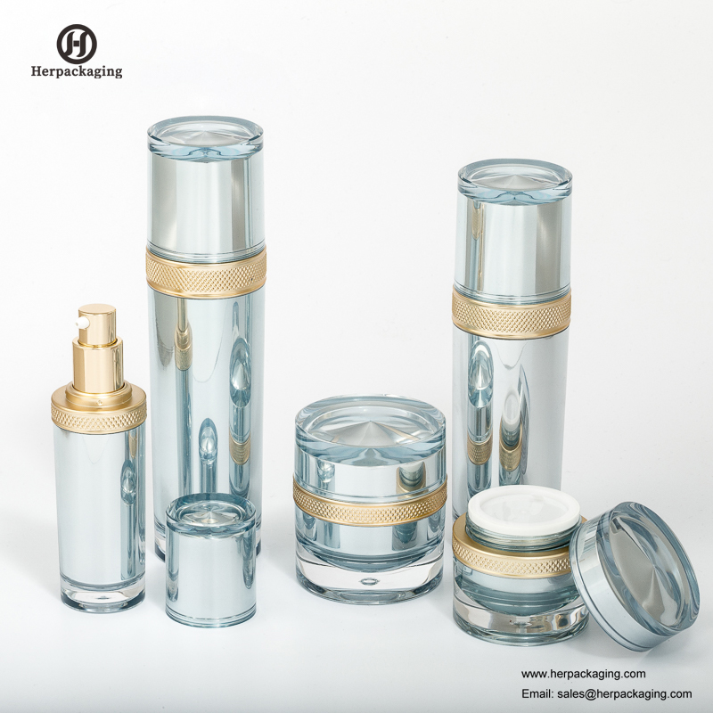 HXL327 Pusty akrylowy krem ​​bezpowietrzny i pojemnik na kosmetyki do opakowań kosmetycznych
