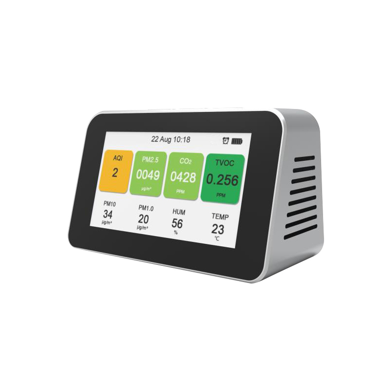 Dienmern 2019 Przenośny wykrywacz jakości powietrza CO2 PM2.5 tester wewnętrzny wykrywacz powietrza PM1.0 PM10 inteligentny monitor jakości powietrza HCHO