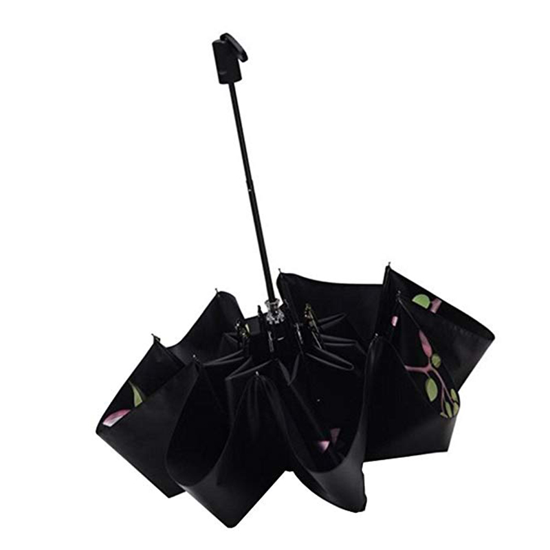 Parasol ochronny na kwiaty kwiatowe niestandardowe drukowanie 3-krotnie manualne otwieranie