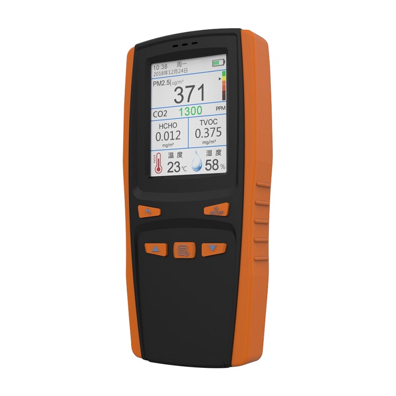 Przenośny detektor Miernik CO2 gazu DM509 System monitorowania jakości powietrza Detektor pyłu PM2.5