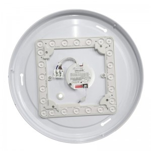 Auto ściemnialna lampa sufitowa z czujnikiem mikrofalowym Dostawcy z Chin Okrągłe światło sufitowe z funkcją wykrywania czasu dziennego