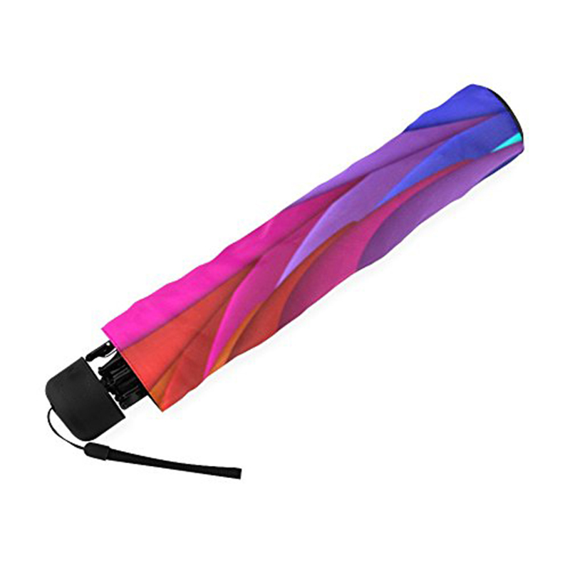 Kolorowy nadruk, instrukcja, otwarty marketing, 3-krotnie parasol