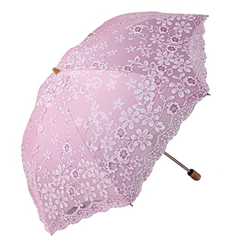 21-calowy marketing sprzedaży niestandardowy druk niestandardowy materiał 3-krotnie drewniany parasolowy uchwyt