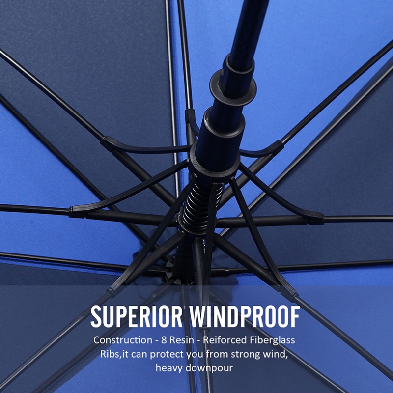 Prosty duży parasol przeciwdeszczowy na zewnątrz z podwójnym baldachimem